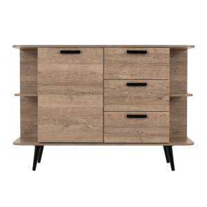 HCF Saxton 1 Door 3 Drawer Sideboard